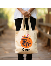 Load image into Gallery viewer, Personalized Trick or Treat Bags