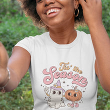 Load image into Gallery viewer, Retro Tis the Season Cute Halloween Tee