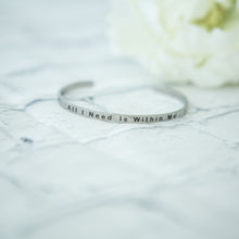 Load image into Gallery viewer, Positive Statement Stackable Bangles
