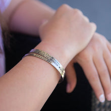 Load image into Gallery viewer, Positive Statement Stackable Bangles
